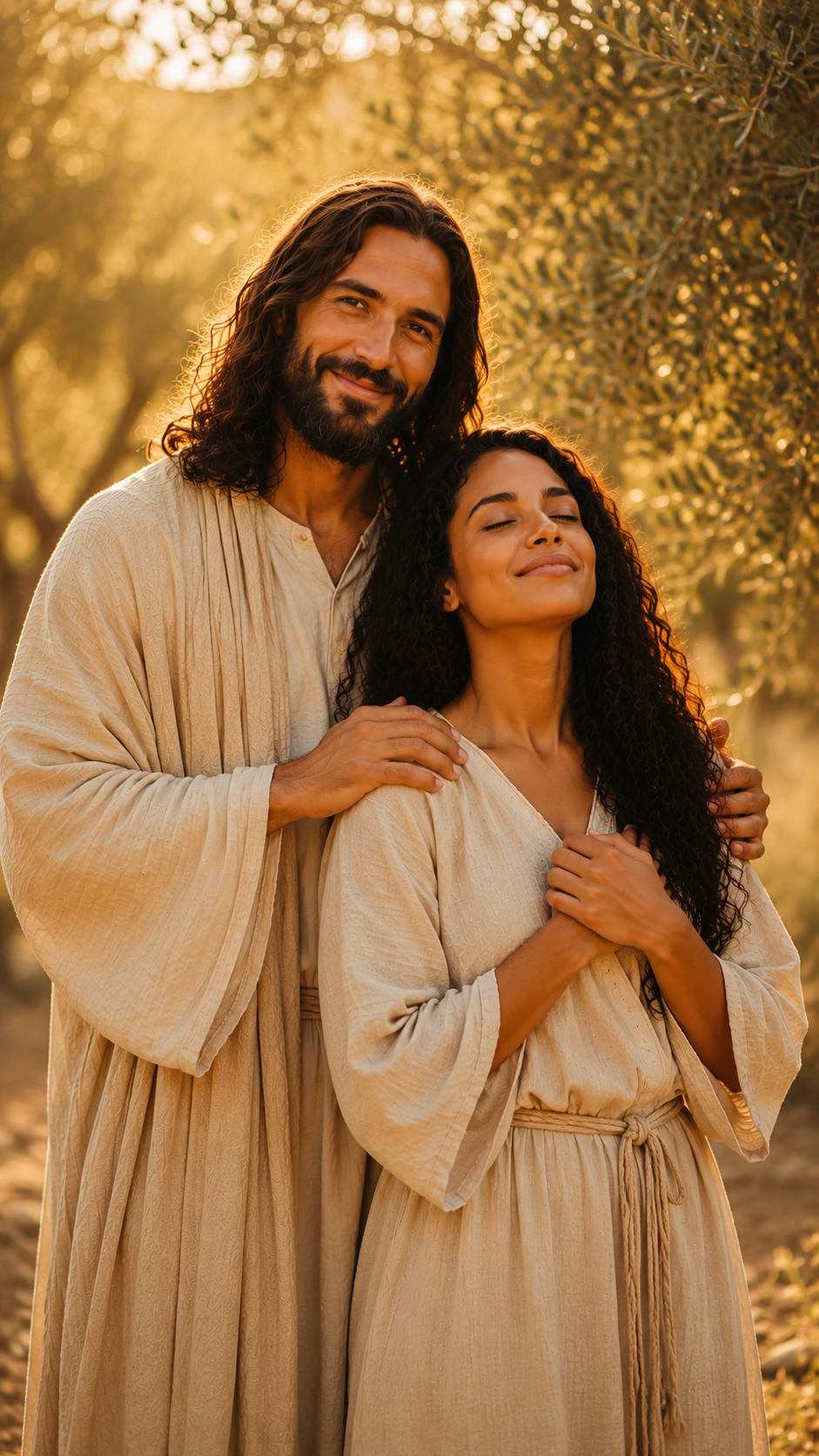 Jesus te abraçando