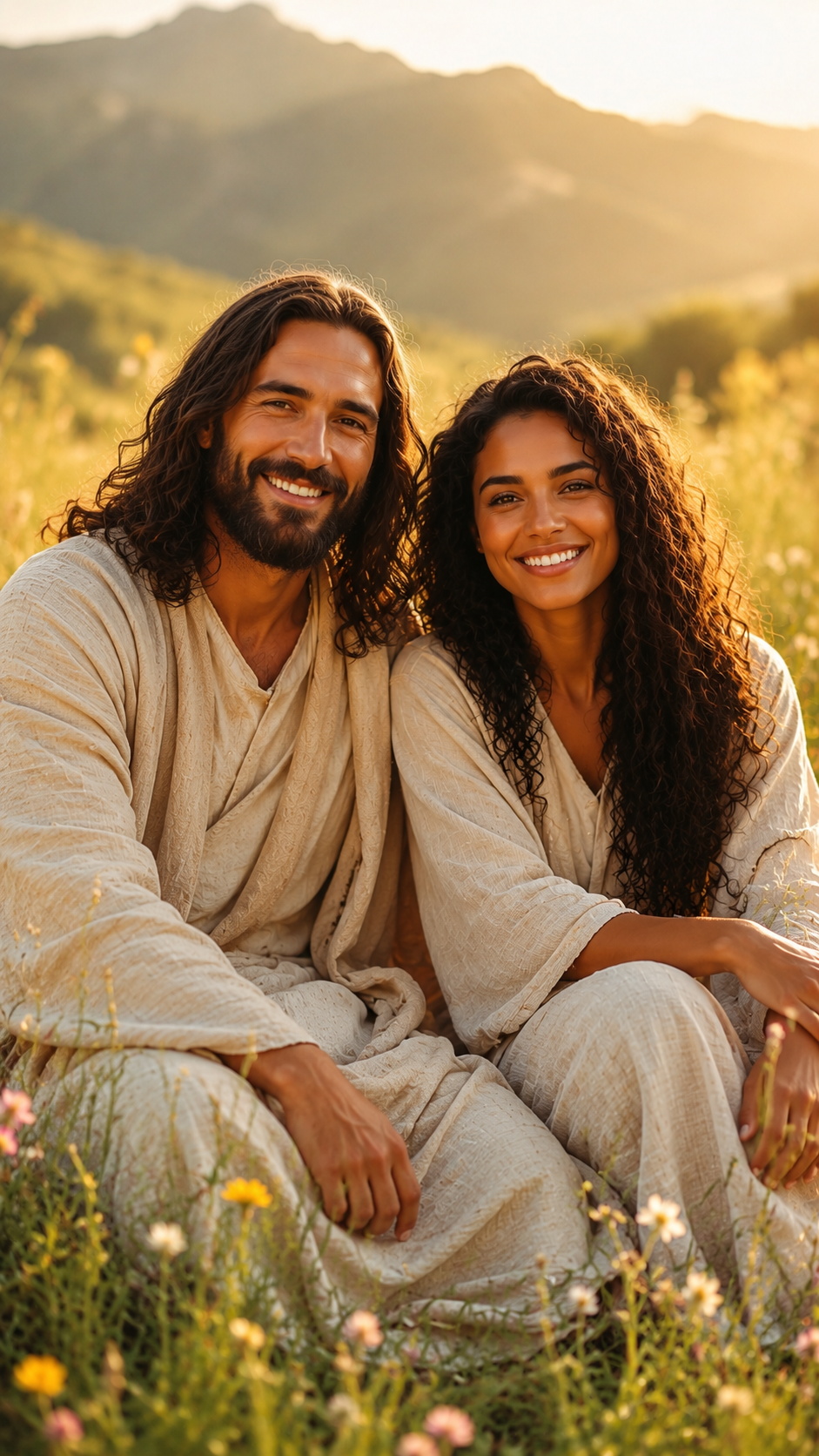 Momento no campo com Jesus